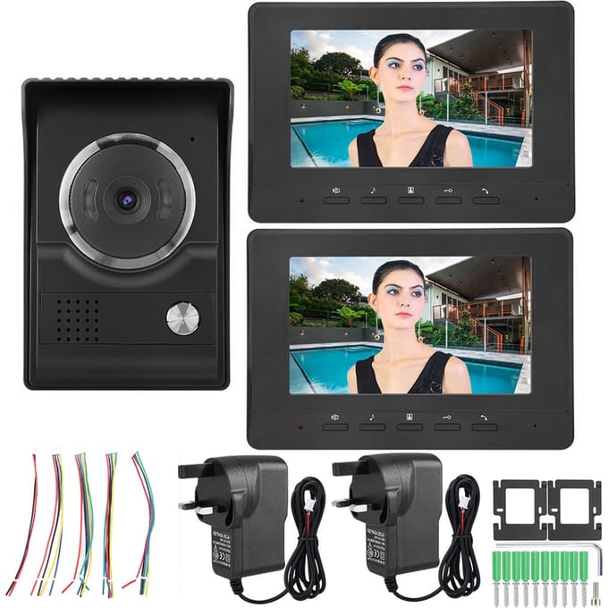 Video Intercom Spraak Deurbellen Tweeweg Gesprek Huis Deurbel Intercom Kit110?