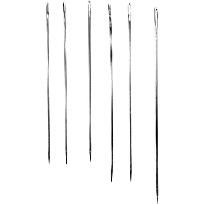 Naainaalden extra lang, set van 6 stuks