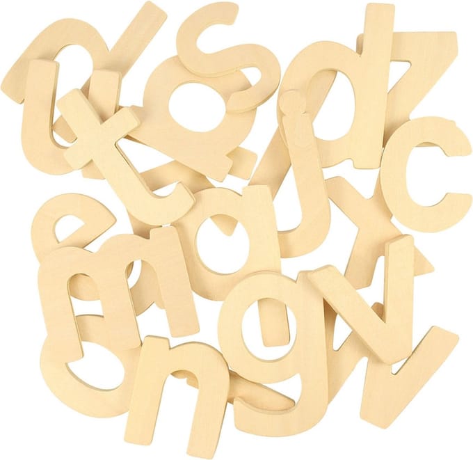 Sjablonen - Alfabet - Kleine letters