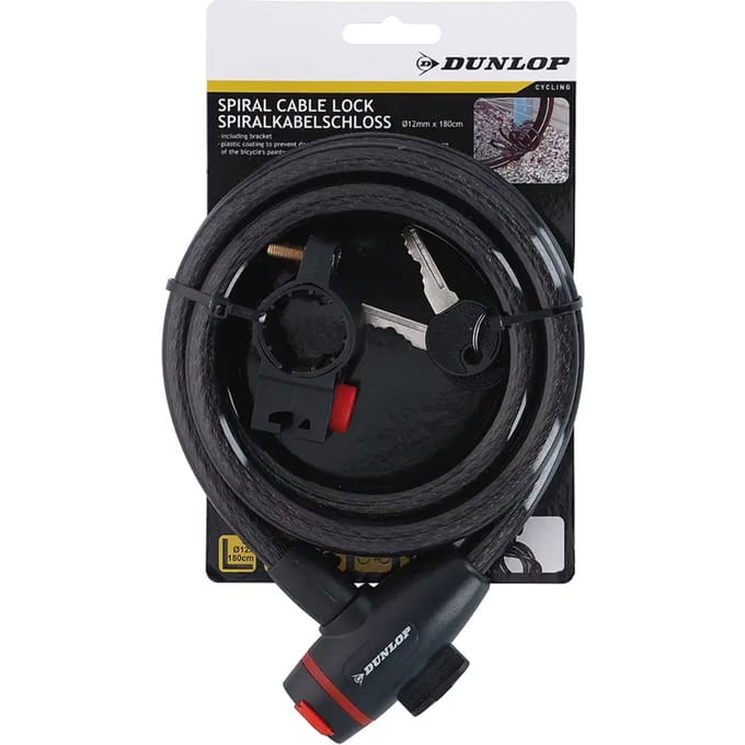 Dunlop Spiraalslot, meerkleurig, 12 x 1800 mm, St