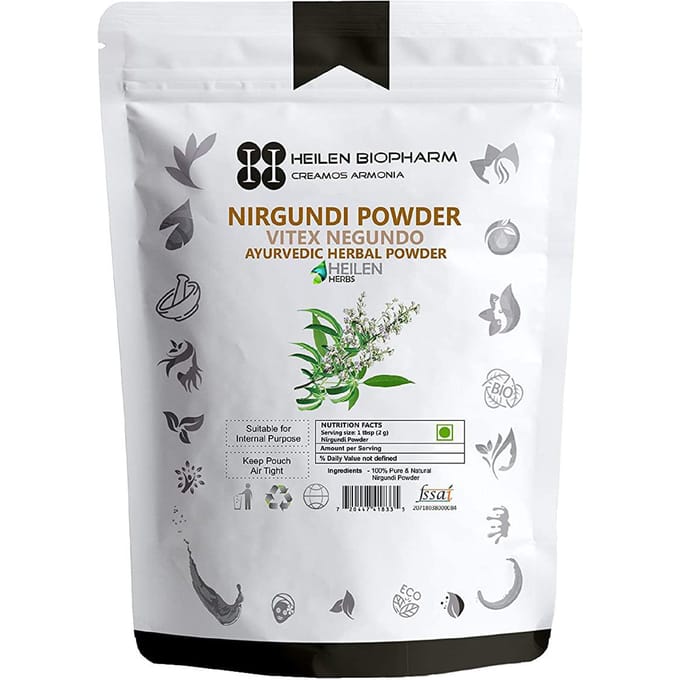 Nirgundi (200 gram), Nirgundi Poeder, Heilen Biopharm