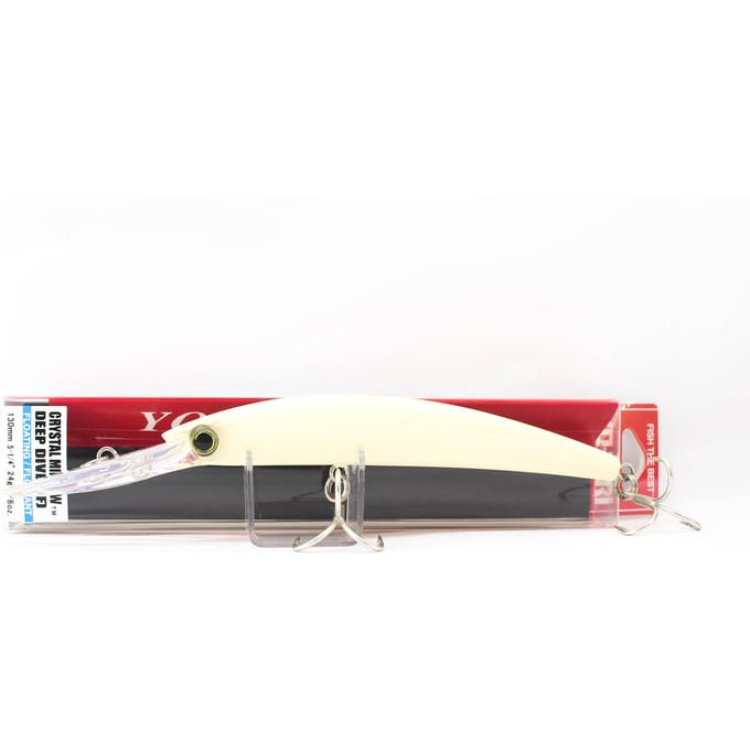 Yo Zuri Crystal Minnow DD 130 mm drijvend kunstaas R1136-BONE (0970)