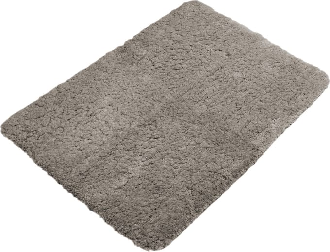 Tiseco - Badtapijt - Microfiber - Antislip - 60x120 cm, taupe