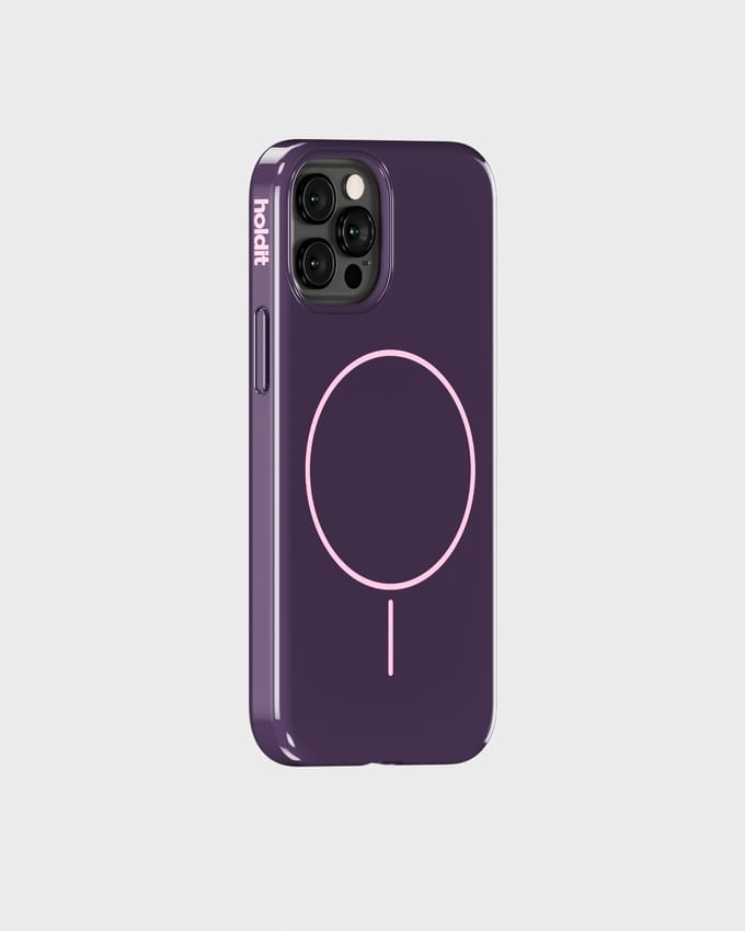 Phone Case Mono Deep Plum/Pink iPhone 12