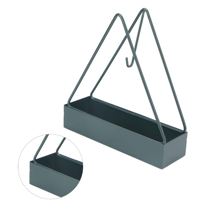 Porte-spirale anti-moustique en fer triangulaire ignifugé, support d'encens anti-moustique pour la maison, le salon gray