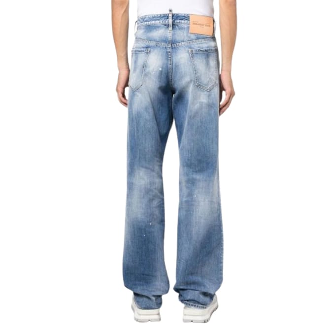 Dsquared2 Roadie Jean-stijl Blauwe Denim Broek