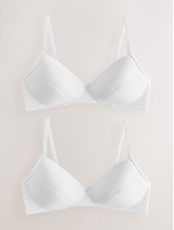 Next - Meisjes - Set van 2 sportbeha's - Wit