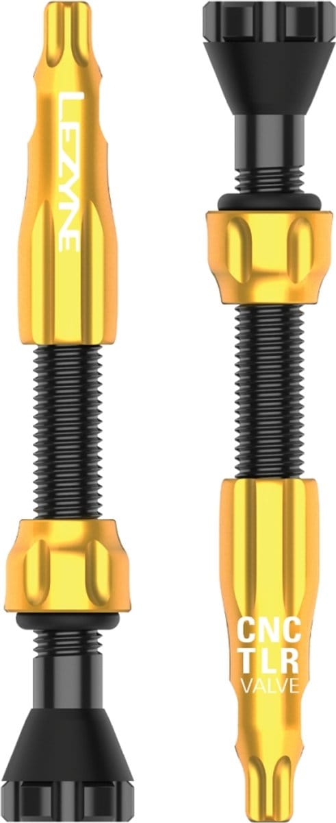 LEZYNE Bandenplakkers CNC TLR TUBELESS VALVE 44MM GOLD