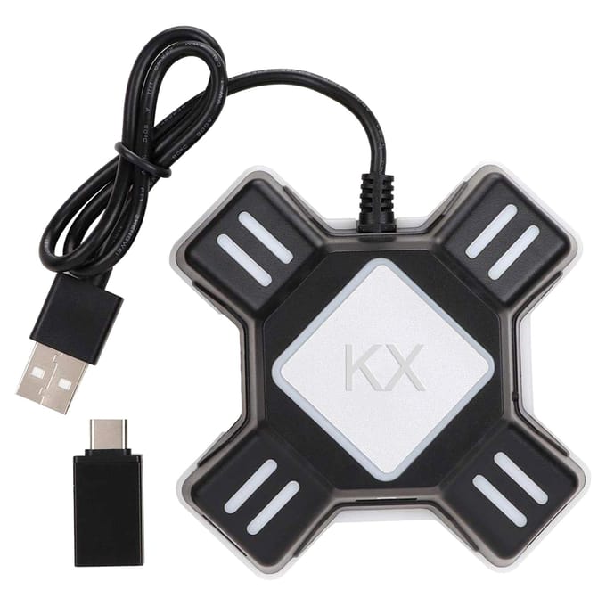 Toetsenbord Muis Adapter Draagbare Muis Toetsenbord Converter Adapter Vervanging voor zwart