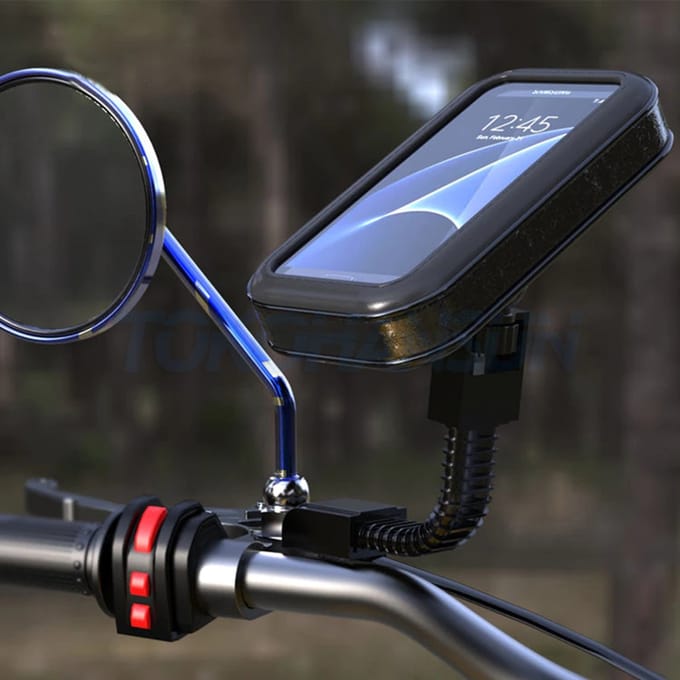 GSM Houder Motor - Telefoonhouder Brommer - Telefoonhouder Motor Waterdicht - scooter telefoonhouder
