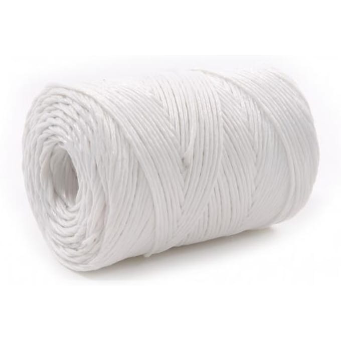 Linotech - Polypropyleen Verpakkingskoord - 0,5kg - 250m - Wit