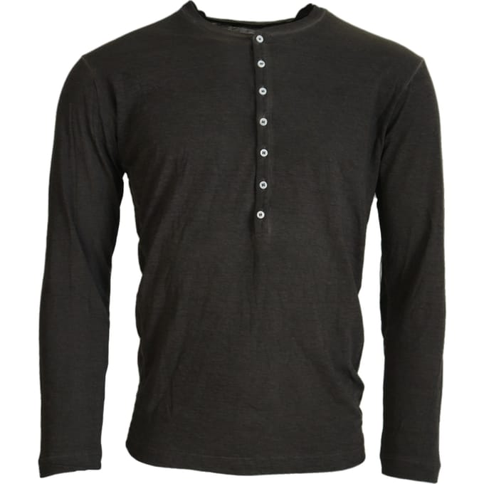 Langarm Henley Shirt Tsh3535