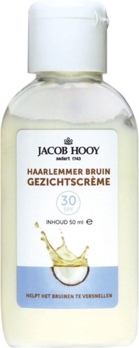 Jacob Hooy Haarlemmerbruin Gezichtscrème SPF 30 50 ml