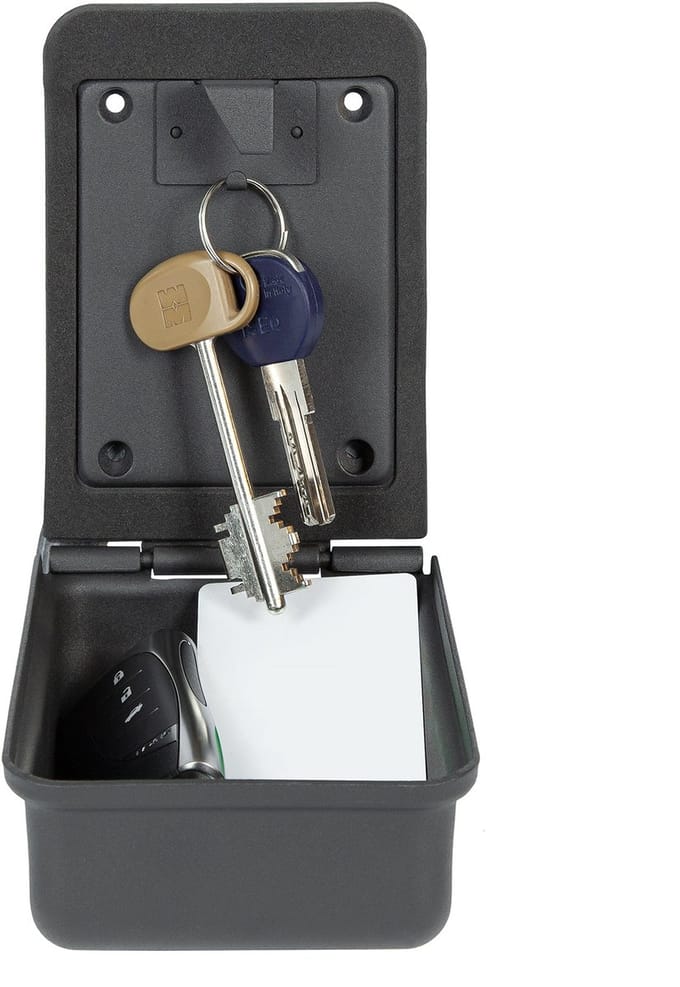 Brihard Key Lock Box - XL Sleutelkluis - 2 stuks - Zwart met mechanische code en wandmontage