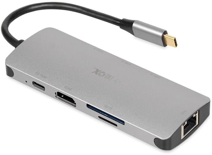 Ibox Hub Usb-Adapter Dockingstation Voor Computer/Laptop Met Rj45 Hdmi Sd Usb-Aansluiting