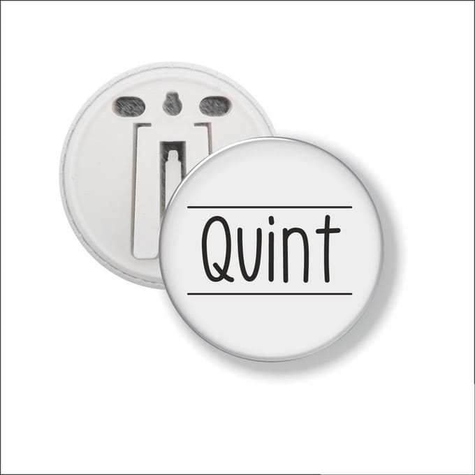 Button Met Clip 58 MM - Quint