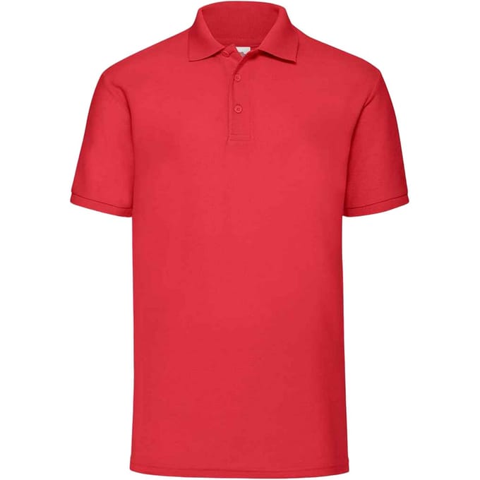 Fruit of the Loom Heren 65/35 Poloshirt (Rood)