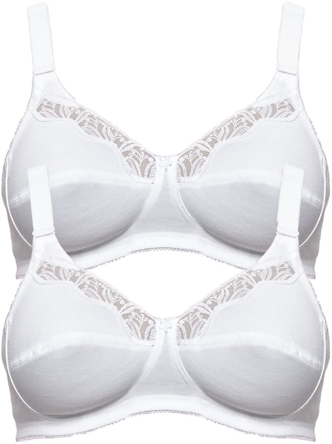 2-pack BH zonder beugel Cotton