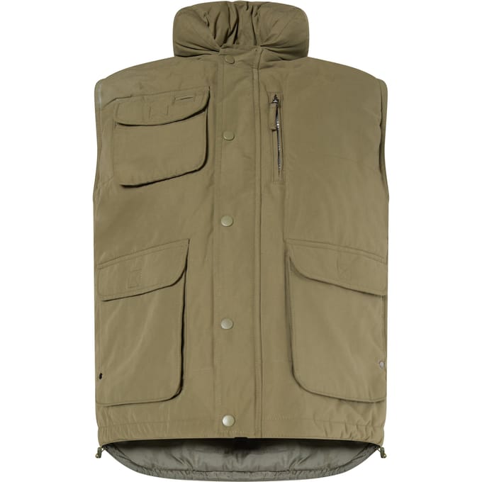 TUFFSKULL Waistcoat Heren militaire olijf
