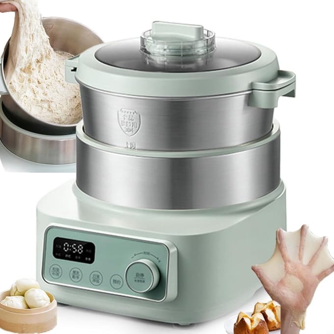 Kneedmachine - Deegmaker - Snel Deeg - Fermentatie Functie - 5 Liter