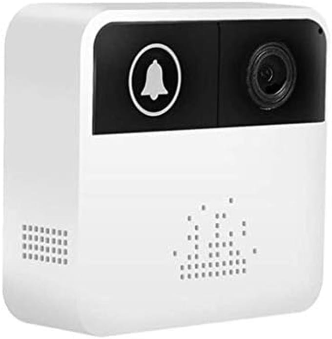 Slimme Videodeurbel - WiFi Deurbel Camera - Veiligheid Thuis - App Afstandsbediening - 71x67x30 mm - Wit