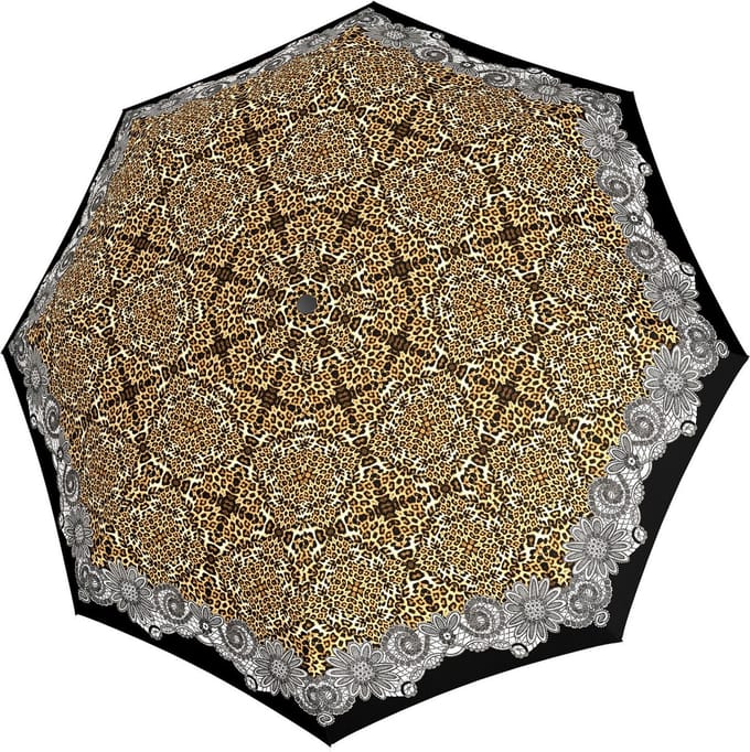 doppler Paraplu Fiber Flex AC Umbrella Leopardo Veelkleurig