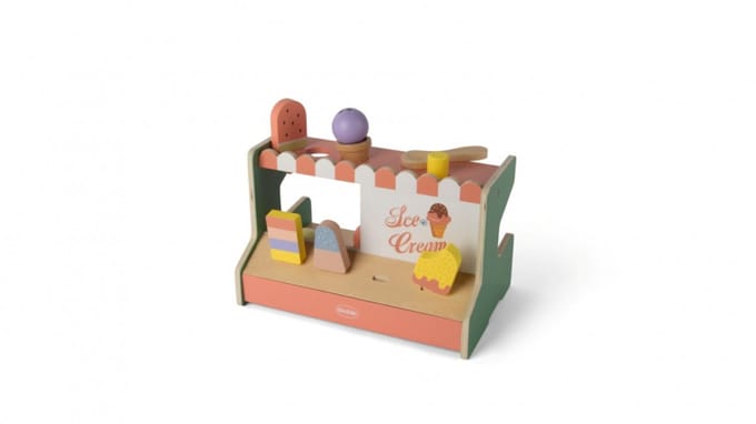 Dantoy playful wood ijskraam - 12-delig