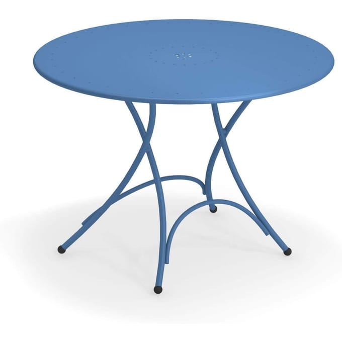 Emu Pigalle klaptafel - rond - marineblauw
