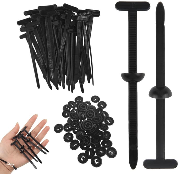 Dailygoody - Nylon Kabelbinders - Multifuntionele Zipper Ties - 100