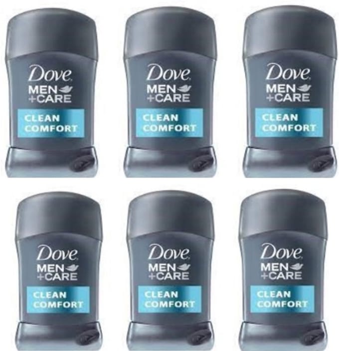 Dove Men Care Clean Comfort Deodorant - 6 x 50ml