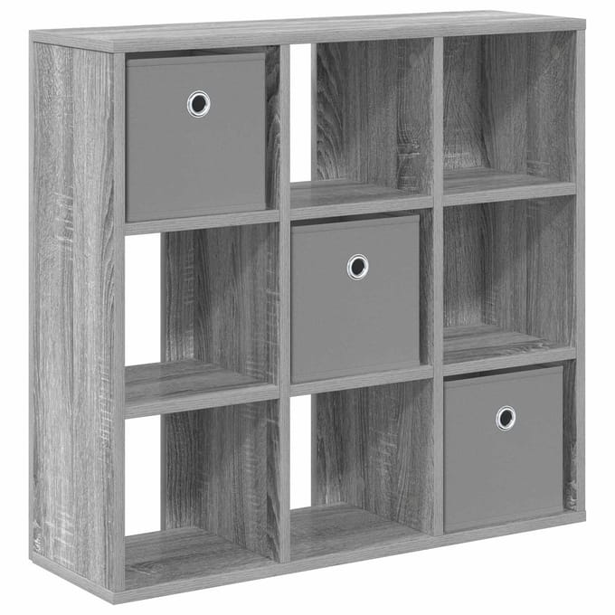 vidaXL - Dressoir - Grijs - Sonoma - 73,5 - x - 24 - x - 69,5 - cm