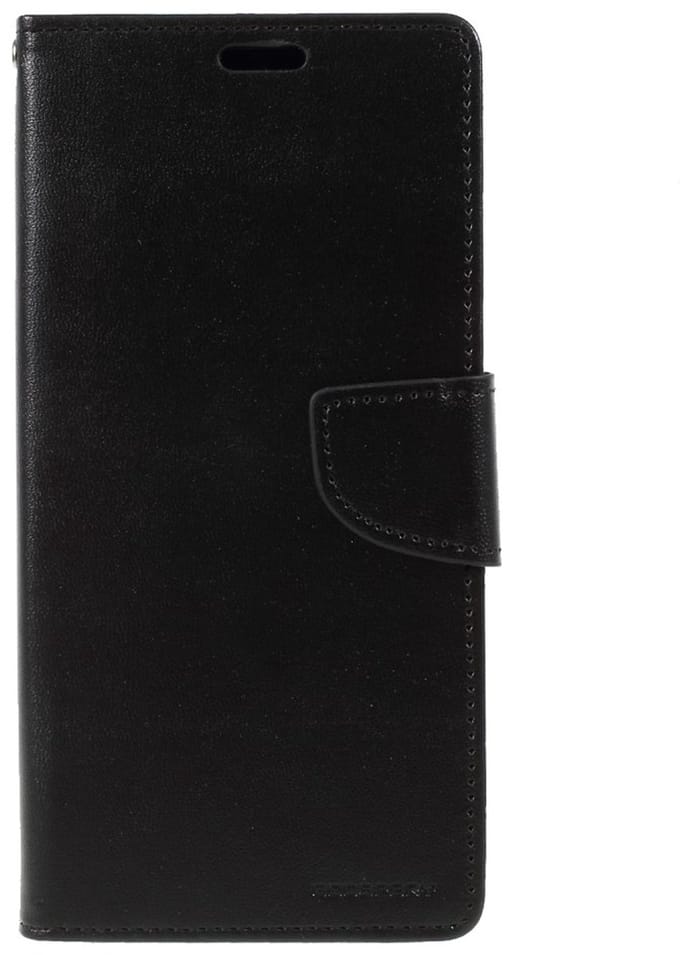 Mercury Goospery Kunstleer Wallet case geschikt voor iPhone XS Max - Zwart