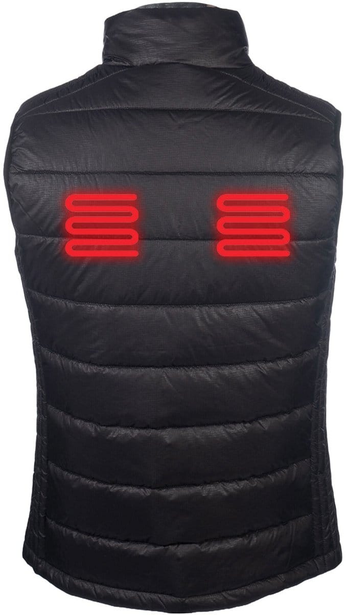 HKM - Verwarmend herenvest -Bodywarmer -Heat Control- Style - Zwart - L