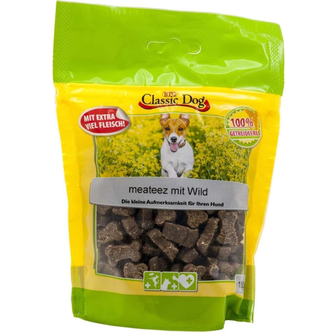 Classic Dog - Snack meateez 12x150g | mit Wild