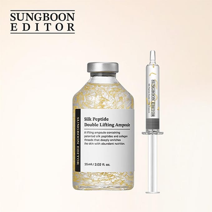 [SUNGBOON EDITOR] Silk Peptide Double Lifting Ampul 35ml white