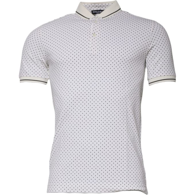 Polo Shirt met Stippen Klassieke Pasvorm