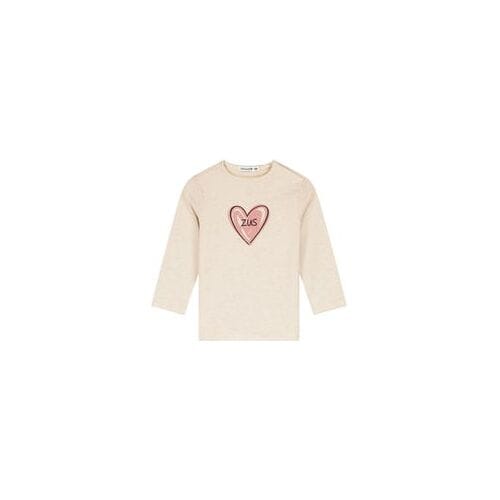Prénatal peuter shirt zus Light Brown Melange 122 dames