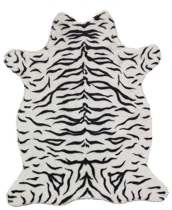 PIA Soft Toys - Tijger Tapijt - wit - 90 cm