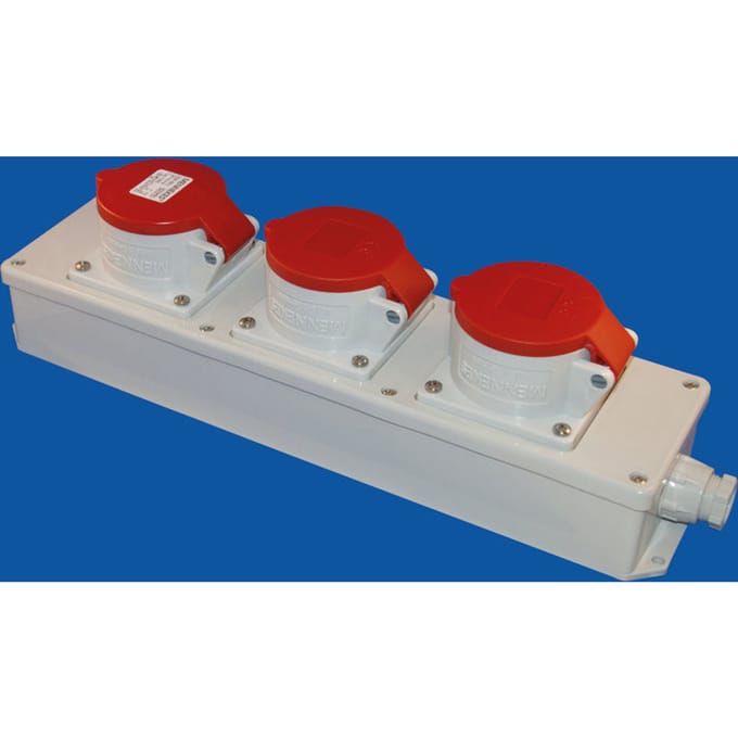 Hateha MVD CEE Wandcontactdoos Combinatie - 12.919.003 - E2UGX
