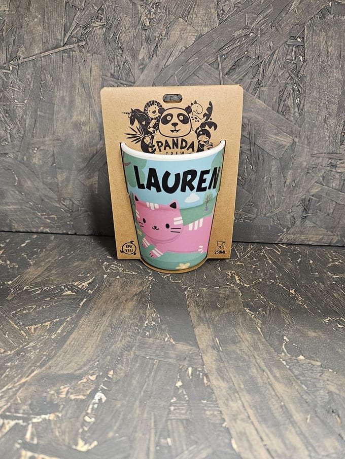 Beker - Naam - Lauren - Melamine - 250 ML