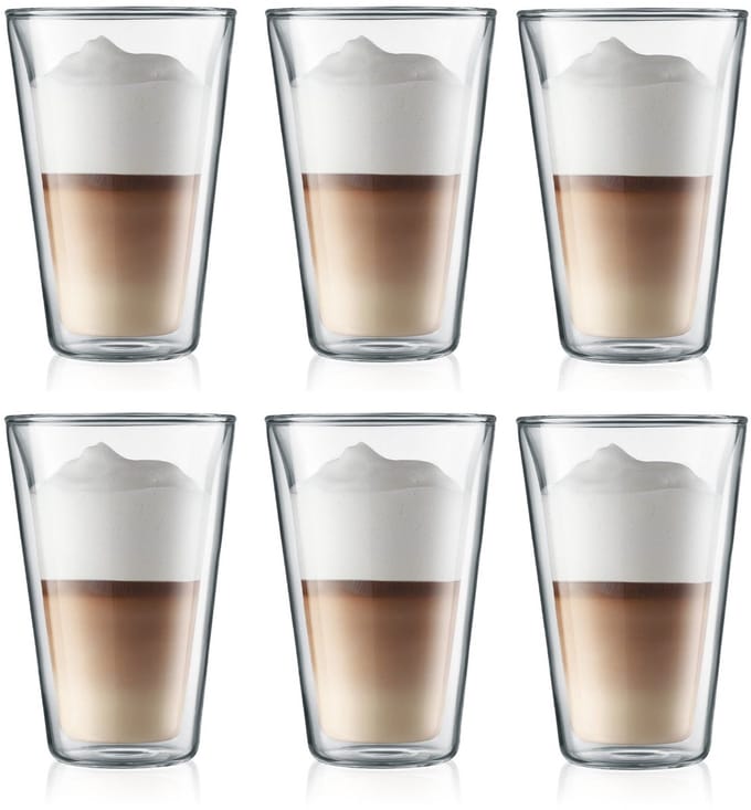 Bodum Canteen Dubbelwandige Glazen Set 0,4L - 6 Stuks