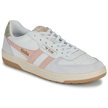 Hawk platte leren sneakers