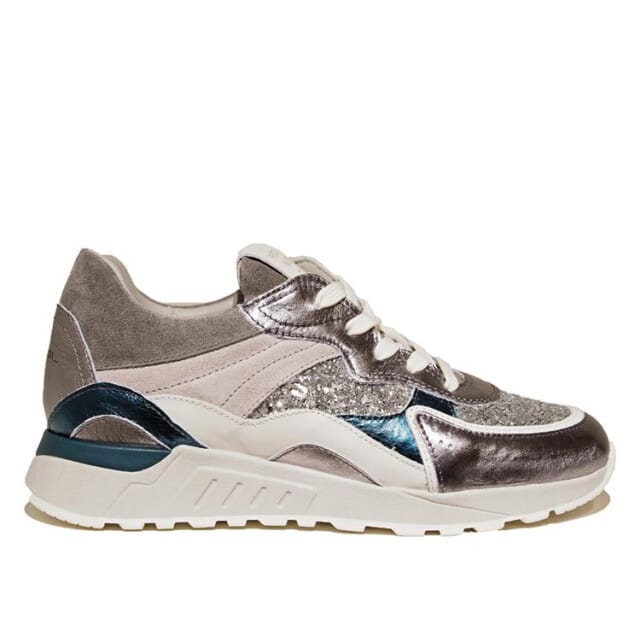 Dames Sneakers Piedi Nudi Nova 11.17 Silver Lux Zilver - Maat 38