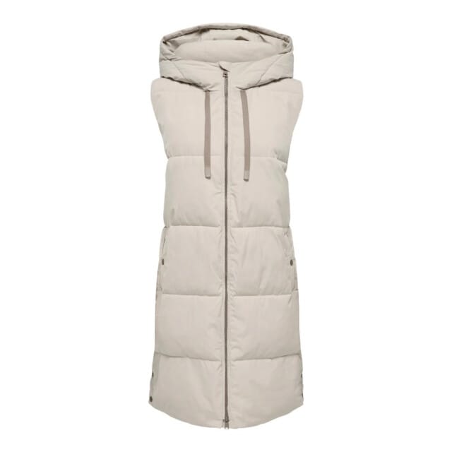 JDY Blair Long Hooded Puffer Bodywarmer Dames - Maat S