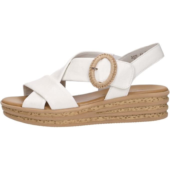 Gabor - Sandalen Plat Gebroken wit 41