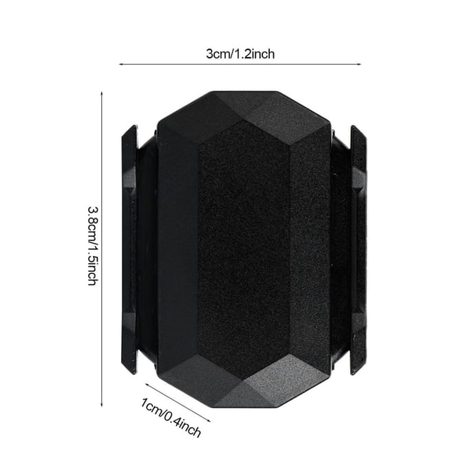 Waterdichte Fietscomputer Bluetooth Draadloze Snelheids- Cadanssensor? Kit Fietsaccessoire black