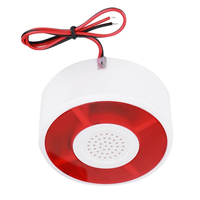 Lampe clignotante à LED DC 12 V, alarme de sécurité, stroboscope, voyant d'avertissement, sirène red