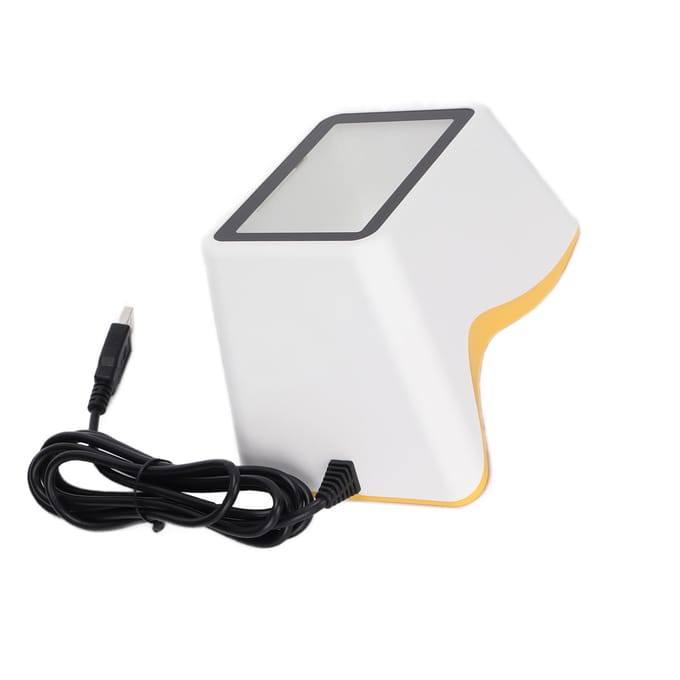 Barcodescanner 1D 2D Afbeelding Zelfinductie USB Bedraad Intelligent Gevoelig Barcodelezer white