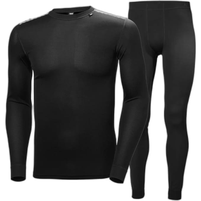 Helly Hansen Comfort Dry baselayer set  Sportshirt performance - Maat S  - Mannen - zwart