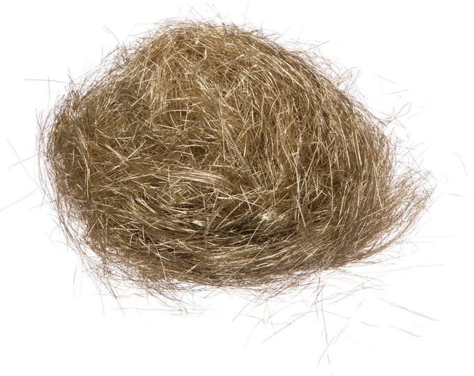 Feeric Christmas engelenhaar - goud - 100 gram - synthetisch - kerstboom lamettahaar